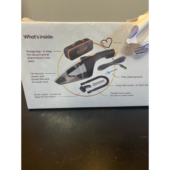 ThisWorx TWC02 Corded Car Vacuum Cleaner w/ Accessory Kit For 12V Outlet Sealed - Picture 2 of 4